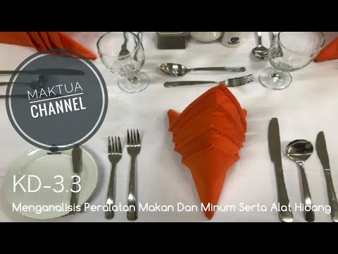 Video: Peralatan Makan Dengan Kovels