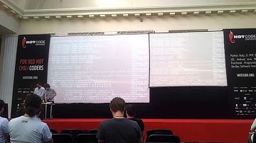 Sam Aaron and Jonathan Graham - Music Overtone: live coding session at hotcode conference