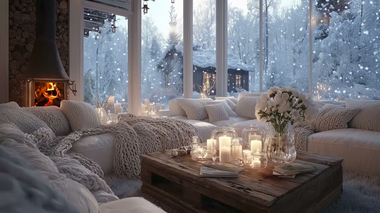 Soft Piano for Relaxation with Cozy Fireplace Ambience for Peaceful Nights