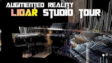 AR Music Studio Tour with LIDAR Slitscan | iPad Pro 2020, OB-6, Jupiter-80