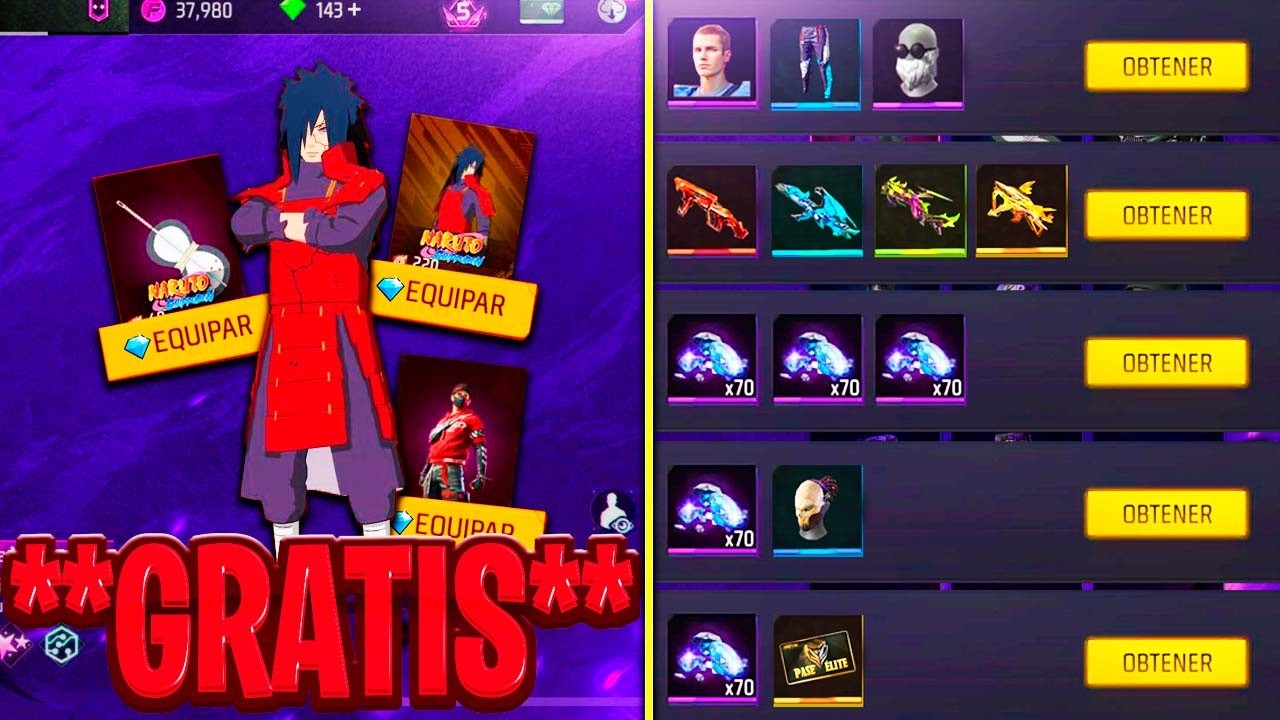 🎁CÓDIGOS *OFICIALES* DE FREE FIRE 2025 | SKIN DE MADARA | CODIGOS de JULIO 2025⚡