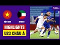 Highlights: U23 Việt Nam - U23 Kuwait | Hai đội thi nhau tấu hài, thay người đỉnh cao image
