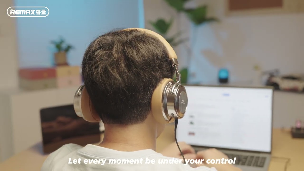 The Remax RB-980HB ANC Metal Wireless Headphone.