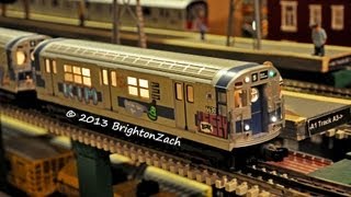 MTH MTA NYC Transit  R-17 Graffiti #5 Train Subway Set