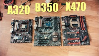 Чем отличаются чипсеты на AMD Ryzen? A320 vs B350 vs X470 в разгоне