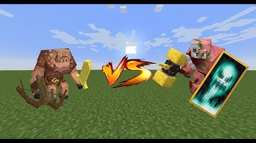Mutant Piglin (Mutant Mobs Plus) Vs Mutant Zombified Piglin (Fanon Mutant Entities)