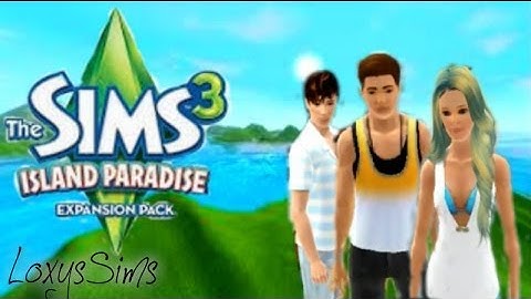 Lets play The sims 3 Island paradise (part 1) - Create a sim