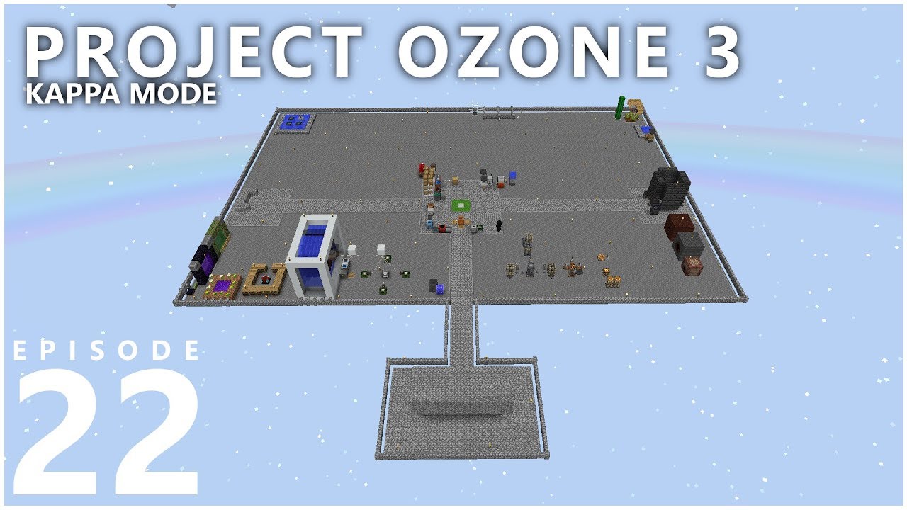 Project Ozone 3 Kappa Mode TIME FLY [E22] (Modded Minecraft Sky Block) -