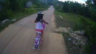 My daughter's first bike ride without training wheels | Part 2