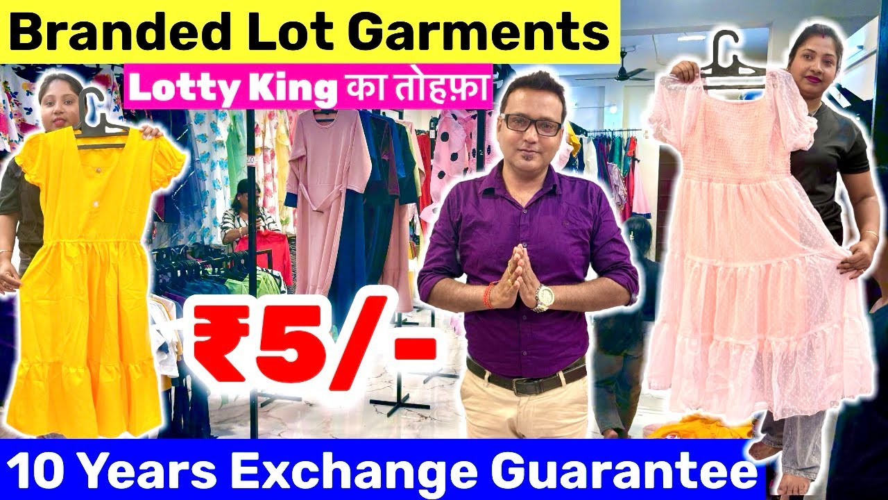 ₹5/- Branded Lot Western Wear Wholesaler in Kolkata l Readymade Garment Wholesale market in Kolkata