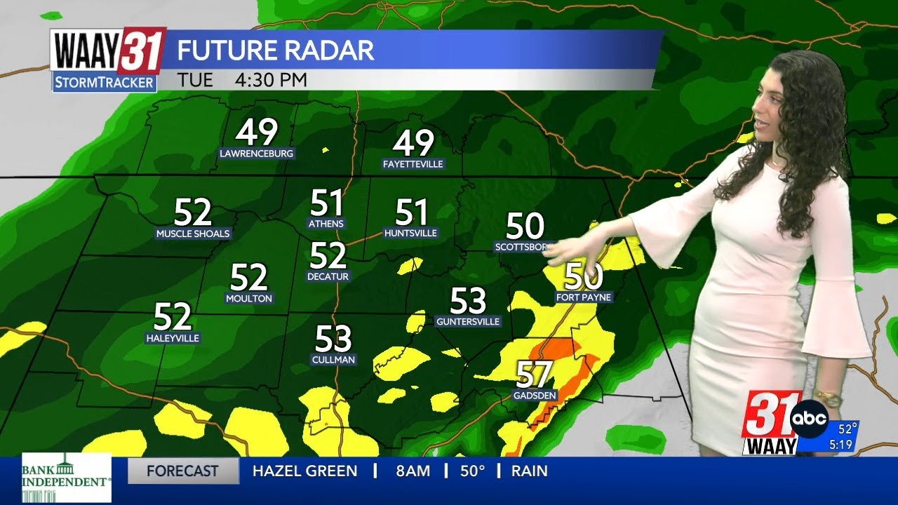 Tracking Tuesday's rain - YouTube