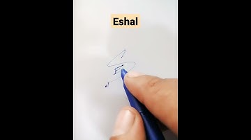 Eshal Name Signature Request done