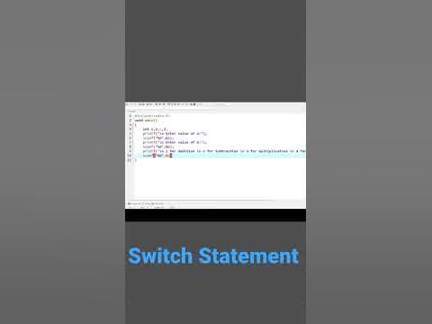 How to make calculator using c language|Calculator using Switch Case in ...