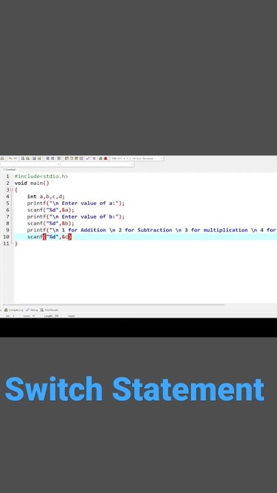 How to make calculator using c language|Calculator using Switch Case in ...