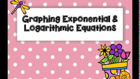 8.01: Graphing Exponential & Logarithmic Functions