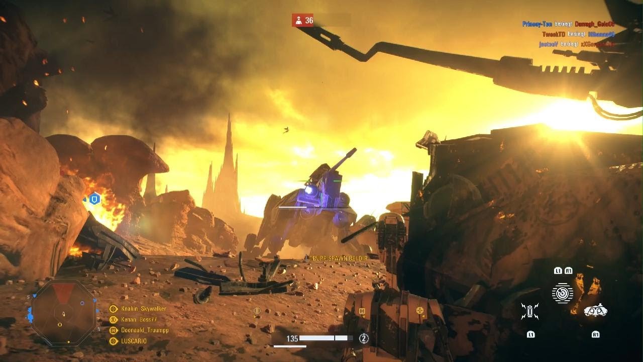 STAR WARS Battlefront 2: Galactic Assault (Gameplay No Comment)