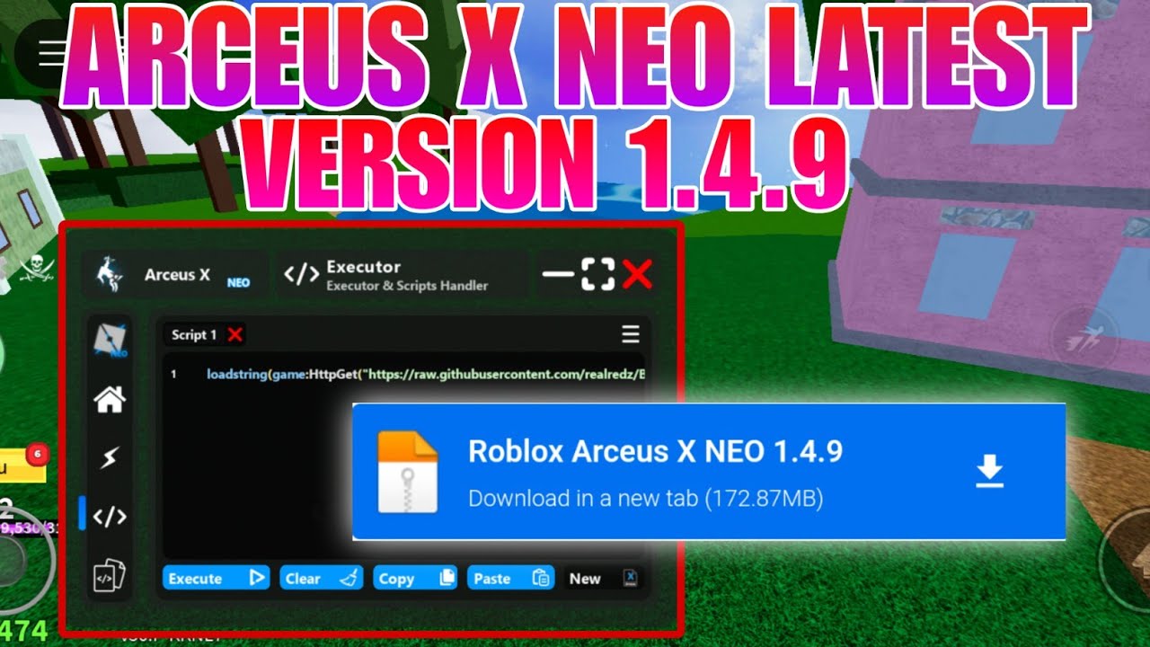 Roblox Arceus X New Update v1.4.9 🔥 Arceus X Atualizado | Arceus X Neo ...