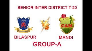 4th SENIOR INTER DISTRICT T-20 BILASPUR VS MANDI 2023-24