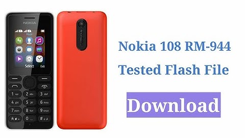 Nokia 108 RM-944 flash file