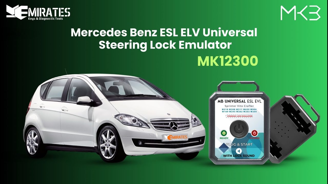 Mercedes Benz ESL / ELV Steering Column Lock Emulator V2