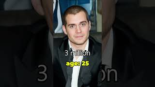 Famous Henry Cavill's Net Worth 2000-2024 then and now  #networth #thenandnow #henrycavill Wealth