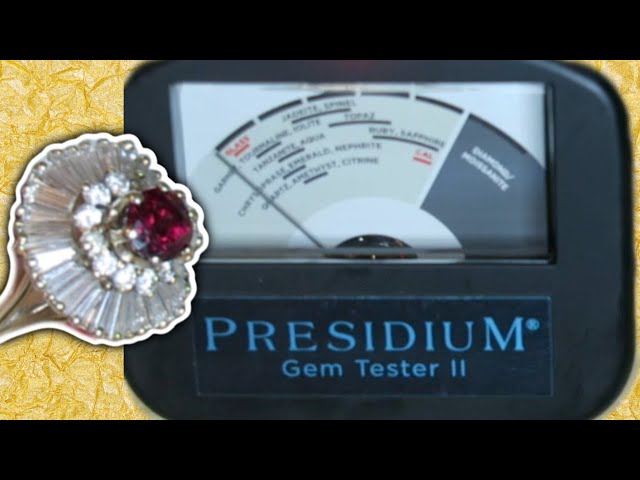 Presidium Gem Tester II (PGT II) - Testing Ruby, Diamond, Sapphire