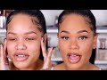 talk through soft glam drugstore makeup tutorial | arnellarmon