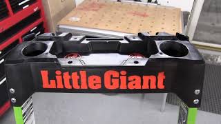 Little Giant MightyLite Step Ladder Review FULL ARTICLE: http://www.toolboxbuzz.com/safety-work-wear/ladders/little-giant-mightylite-ladder/ The Mightylite is significantly