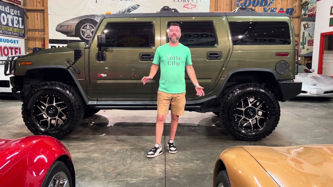2003 Hummer H2, Sage Green, 20's & 37's, 138k Miles, Auto
