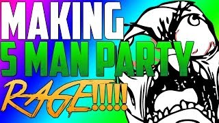 Ghosts - Making a 5 man party "Rage Quit in like 75 SECONDS"