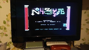 Nozdyve (Bandersnatch) loaded on a real ZX Spectrum