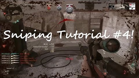 How to Quickscope on WW2! Best Gaming Set Up for Call of Duty Clips! WWII Sniping Tutorial #R3D