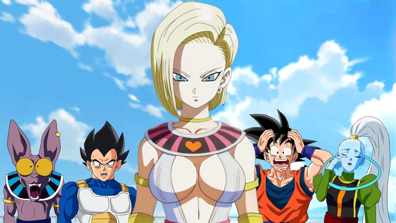 Android 18 shows infinite POWER when Training in Universe 3 with 