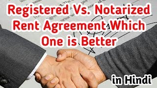 Registered Vs. Notarized Rent Agreement | Difference Between Notrized and Registered Paper