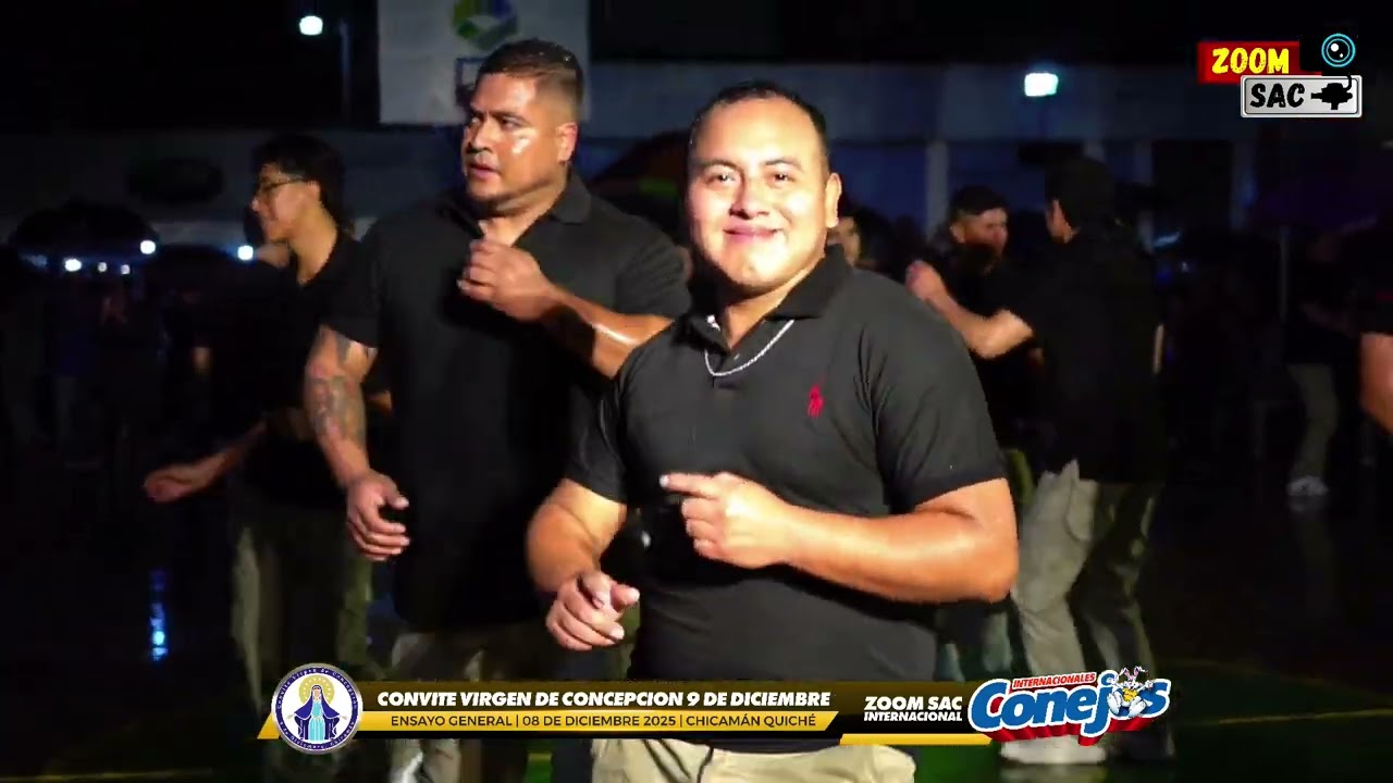 ENSAYO GENERAL CONVITE 9 DE DICIEMBRE DESDE CHICAMAN AMENIZA INTERNACIONALES CONEJOS