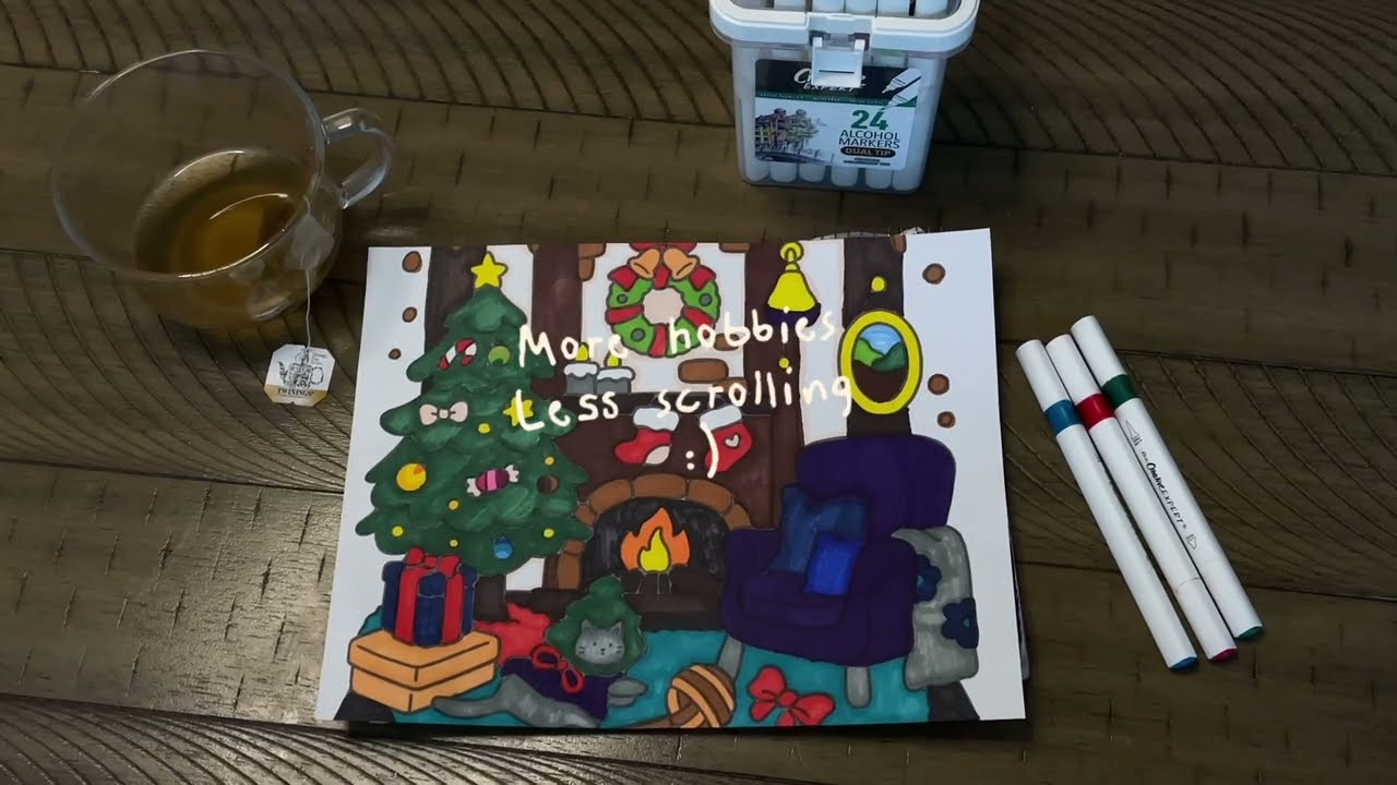 More hobbies, less scrolling, ep 2: coloring 