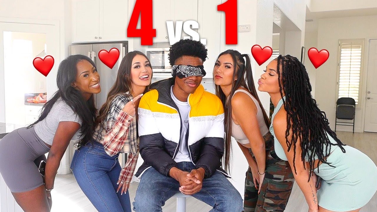 ONE BLINDFOLDED KID VS 4 INSTAGRAM MODELS! (Smash or Pass FACE TO FACE!)