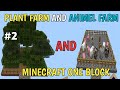 I made plant farm 😇 and animal farm🤯 ! Minecraft one block😮 ! Minecraft one block Build🤯🤯 !