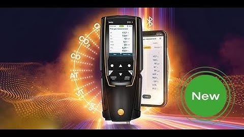 Meet the new testo 310 II Flue gas analyser