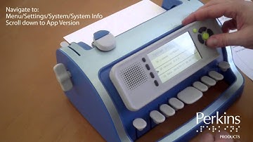 SMART Brailler: Software version check