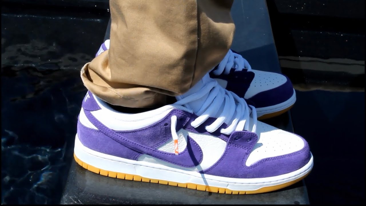 Nike SB Dunk Low Orange Label Court Purple ISO Review and on Feet #nikesb  #nikesbdunk #dunks - YouTube