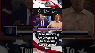 Trump Wants To Play Opposition So The Democrats Support Common Sense #youtubeshorts #trump #dems