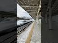 N700A 東海道新幹線 のぞみ 博多行き 列車の通過の様子です。米原駅 JR東海 SHINKANSEN
