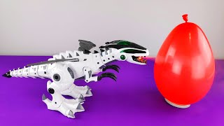 The Best Video For Kids With Robot Dinosaur