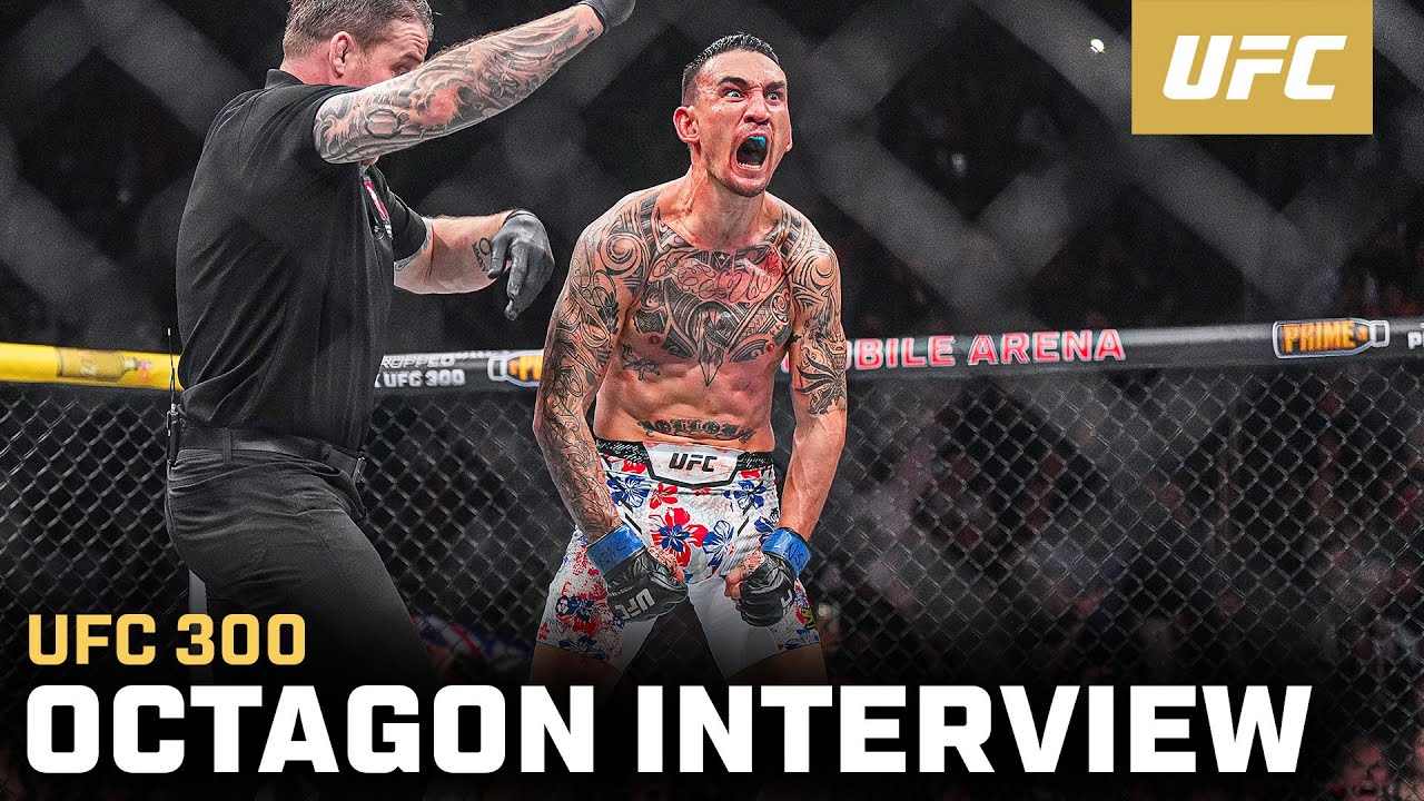 ⁣Max Holloway Octagon Interview | UFC 300