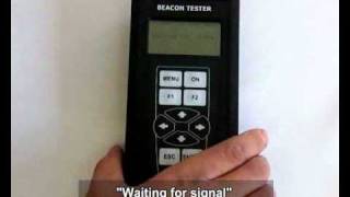 406MHz BEACON Tester test procedure