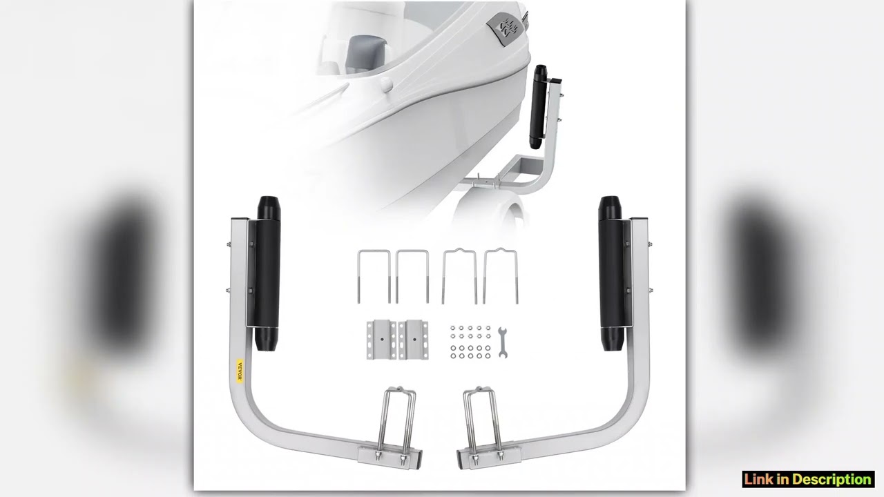 SucceBuy Boat Trailer Guide Adjustable Guide Poles 2PCS Rustproof Galvanized Steel Trailer Guide