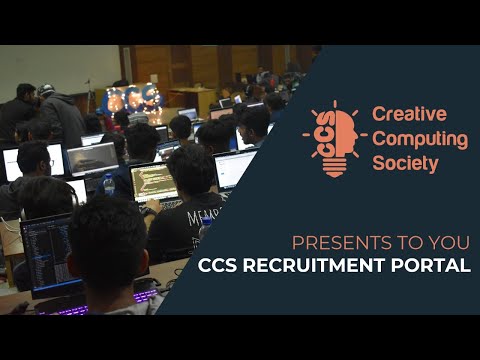 CCS Recruitment Quiz 2020 Portal Tutorial