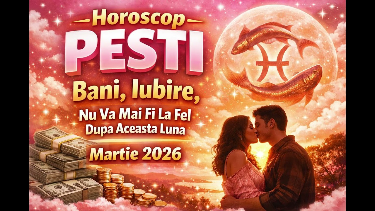 ♓Horoscop PESTI Martie 2026-Bani, Iubire, Nu Va Mai Fi La Fel Dupa Aceasta Luna