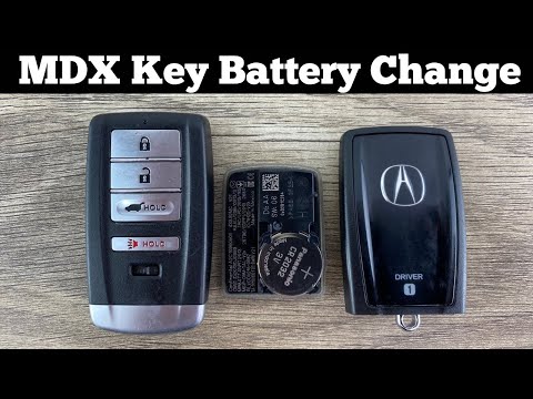 Acura MDX – How To Change Remote Fob Key Battery 2014 – 2020 Remove Replace Acura MDX Key Batteries